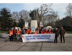 Vergi Haftası Etkinliklerine Bisikletliler Derneği'nden Destek