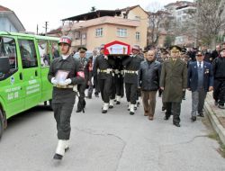 Kore Gazisi Askeri Törenle Toprağa Verildi