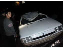 Ordu'da İstinat Duvarı 4 Otomobille Birlikte Çöktü