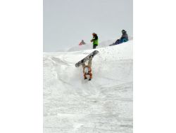 Palandöken’de Snowboardçılar Ölüme Meydan Okudu