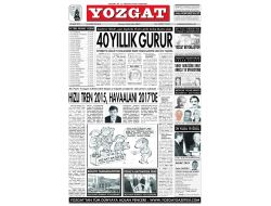 Yozgat Gazetesi 40 Yaşında