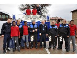 Kayseri Polisi Afrikalı Öğrencileri Ağırladı