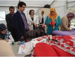 Çadırkentte Kalan Suriyelilere Elişi Ve Türkçe Kursu