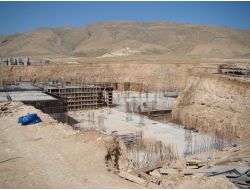 Hasankeyf'de Yapımına Başlayan Yüksekokulun İnşaatı Sürüyor