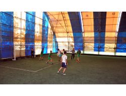 Midyat'ta Yüksekokul Öğrencileri Futbol Turnuvasında Stres Attı