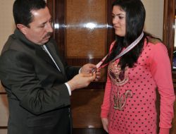 Balkanlıoğlu, Türkiye 3’ncüsü Görme Engelli Judocuyu Tebrik Etti