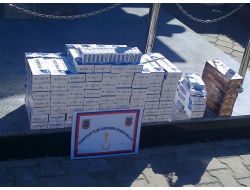 Manavgat'ta 750 Paket Gümrük Kaçağı Sigara Ele Geçirildi