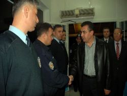 Hatay Valisi Lekesiz, Yeni Yılı Karakolda Girdi