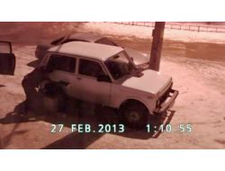 Rusya’da Benzin Hırsızları Kameraya Yakalandı