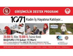 1071 Kadın Hayalini Gerçekleştirecek