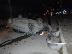 Elazığ'da Yılın İlk Trafik Kazasında Alkollü Sürücü Araçta Sıkıştı