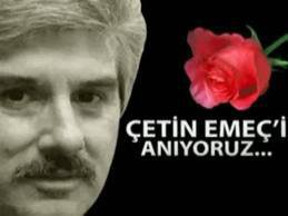 ÇETİN EMEÇ MEZARI BAŞINDA ANILDI..
