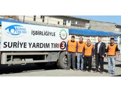 Karadenizli Hayırseverler, Suriye'ye Üçüncü Yardım Tır'ını Gönderdi