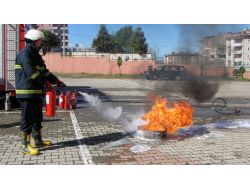 Ünye'de Öğrenciler Yangına Karşı Bilinçlendirildi