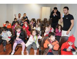 Miniklerin Ziyaret Ettiği Samsunspor'da Futbolcular Moral Depoladı