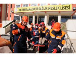 Deprem İkaz Alarm Tatbikatı Yapıldı