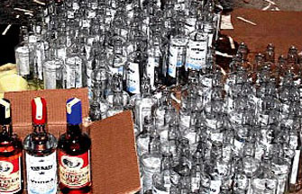 Mersin'de kaçak içki operasyonu