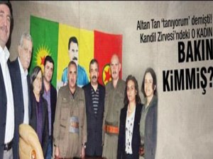 Kandil zirvesindeki o kadın bakın kimmiş?