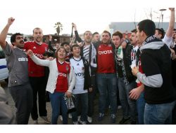 Beşiktaş'a Trabzon'da Coşkulu Karşılama