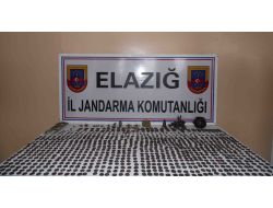Elazığ'da 986 Parça Tarihi Eser Ele Geçirildi