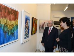 Aldırmaz 'Kadınlar Günü Sergisi'ni Gezdi