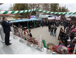 Bakan Eroğlu, Memleketi Şuhut'ta Yurt Ve Gölet Temellerini Attı