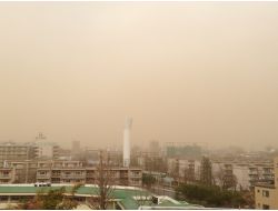 Çin'den Gelen Toz Fırtınası Tokyo'yu Etkisine Aldı