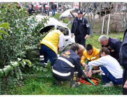 Amasya’da Trafik Kazası: 2 Ağır Yaralı