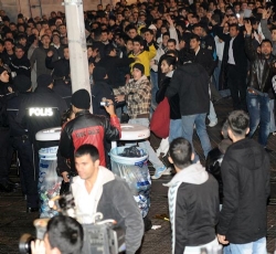 Taksim'de Taciz Kavgası