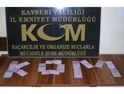 Kayseri Polis, 5 İlde Sahte Para Piyasaya Süren Şebekeyi Çökertti