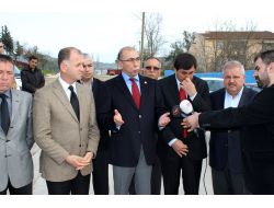 Mhp'li Çirkin, Yayladağı'ndaki Çadırkenti Ziyaret Etti