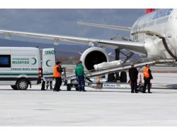 Almanya'daki Yangında Ölen Anne Ve 7 Çocuğu Havayolu İle Kütahya'ya Getirildi