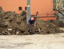 İnşaat Temeli Kazısında Bulunan Top Mermisi, Taş Ocağında İmha Edildi