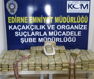 Uluslararası Yolda 106 Kilo Eroin
