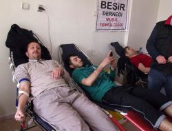 Muş Beşir Derneği'nden Kan Bağışında Kızılay'a Destek