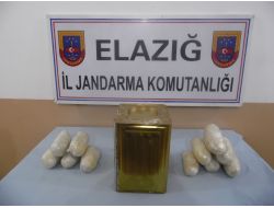 Elazığ'da 12 Kilogram Esrar Ele Geçirildi