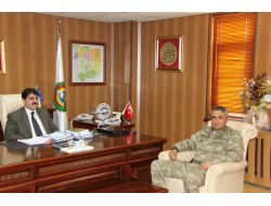 Bingöl İl Jandarma Komutanı Yaşar, Belediye Başkanı Atalay'ı Ziyaret Etti