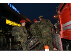 Alman Askerler, Afganistan'daki Askeri Malzemenin Sevki İçin Trabzon'da