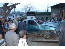 Yayaya Çarpmamak İçin Şarampole Devrildi