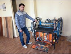 Oltulu Mucit, Oltu Taşı İşleme Makinesi Geliştirdi