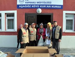 Kimse Yok Mu'dan Ku'ran Kursu Öğrencilerine Giyecek Yardımı