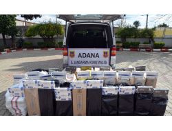 Adana'da 14 Bin 600 Paket Kaçak Sigara Ele Geçirildi