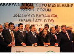 Ballıkaya Barajı'nın Temeli Bakan Eroğlu'nun Katılımıyla Atıldı