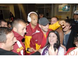Galatasaray, Kayseri’de Coşkuyla Karşılandı
