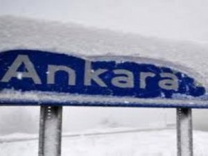 Ankara'da Kar Yağışı
