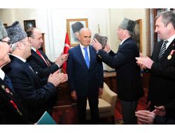 Şehit Ve Gazi Derneklerinin Temsilcileri Başkan Yılmaz'ı Ziyaret Etti