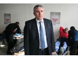 Şehit Ve Gazi Ailelerinden Kan Bağışı