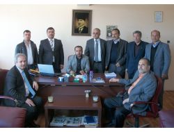 Başkan Özgan'dan Binboga Bal Kooperatifi Yönetimine Hayırlı Olsun Ziyareti