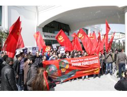 SURİYELİ MUHALİFLERE TKP'DEN PROTESTO