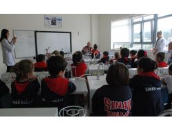 Sınav Koleji İlköğretim Öğrencilerine Cam Üfleme Sanatı Eğitimi